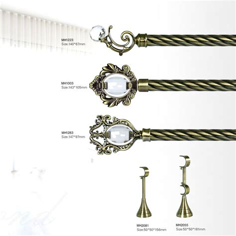 jeweled curtain rods|Bling Jeweled Curtain Rod Brass .